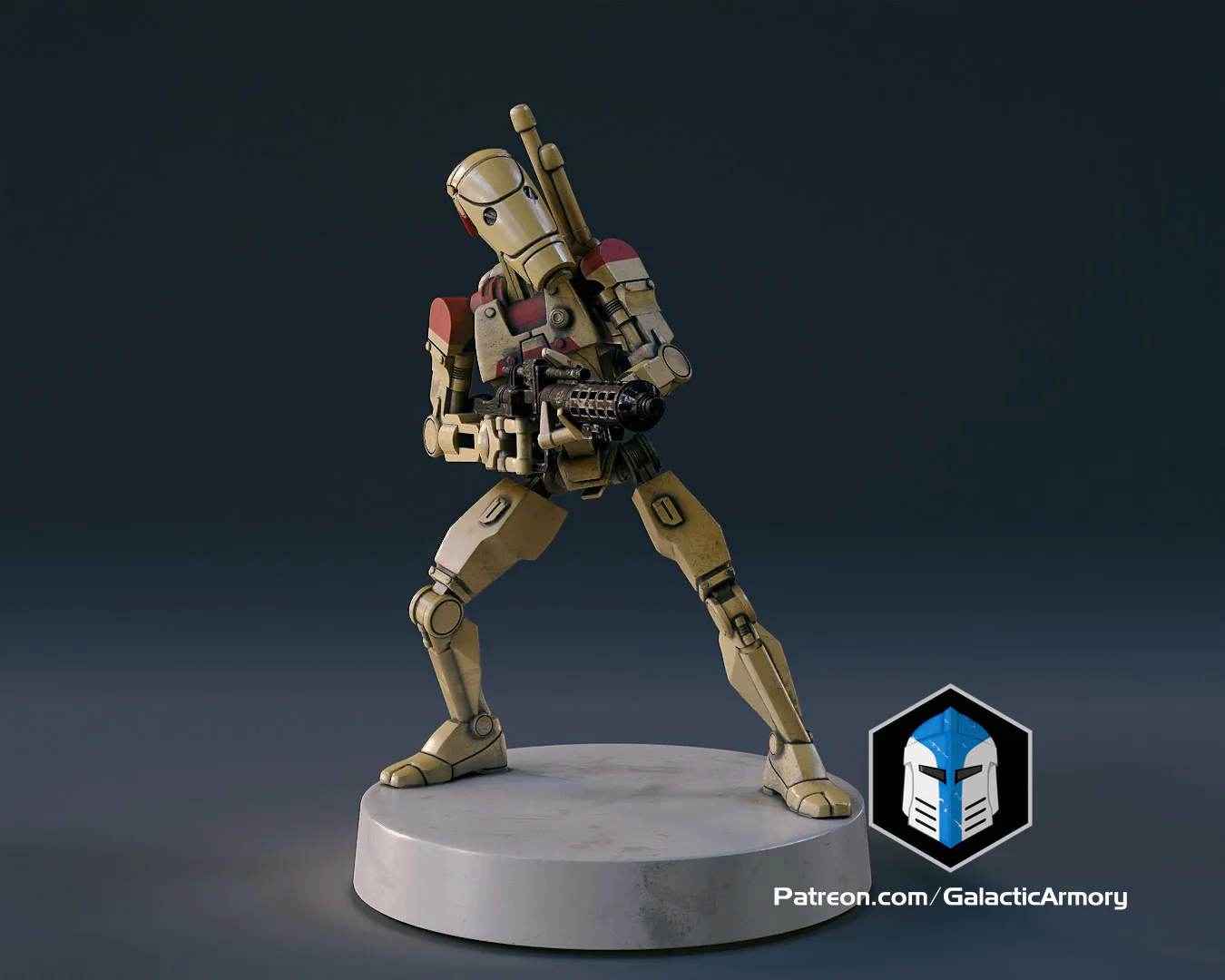1:48 Scale Battle Droid Army - Heavy Class - 3D Print Files - Image 5