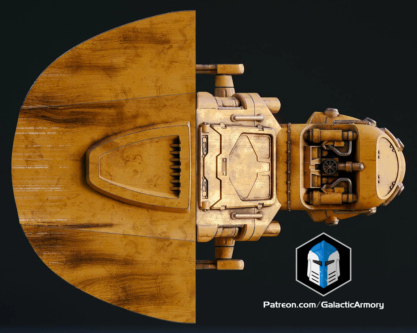 1:48 Scale Floating AAT Tank - 3D Print Files - Image 13