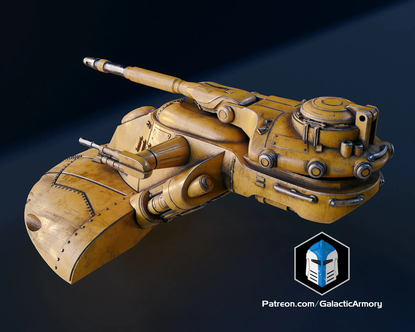 1:48 Scale Floating AAT Tank - 3D Print Files - Image 6
