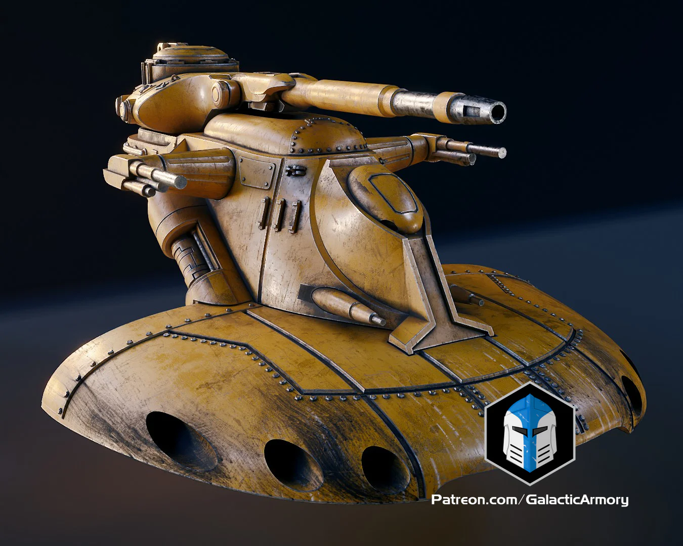 1:48 Scale Floating AAT Tank - 3D Print Files - Image 7