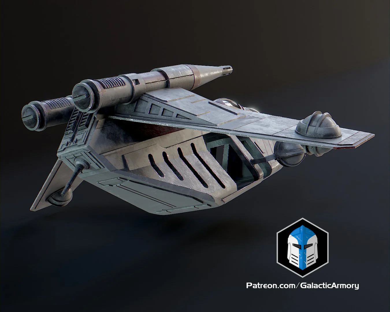 1:48 Scale LAAT Gunship - 3D Print Files - Image 7