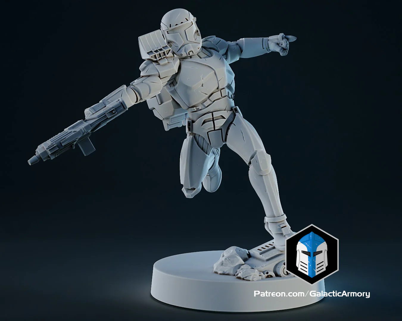 1:48 Scale Republic Commando Miniatures - 3D Print Files - Image 9
