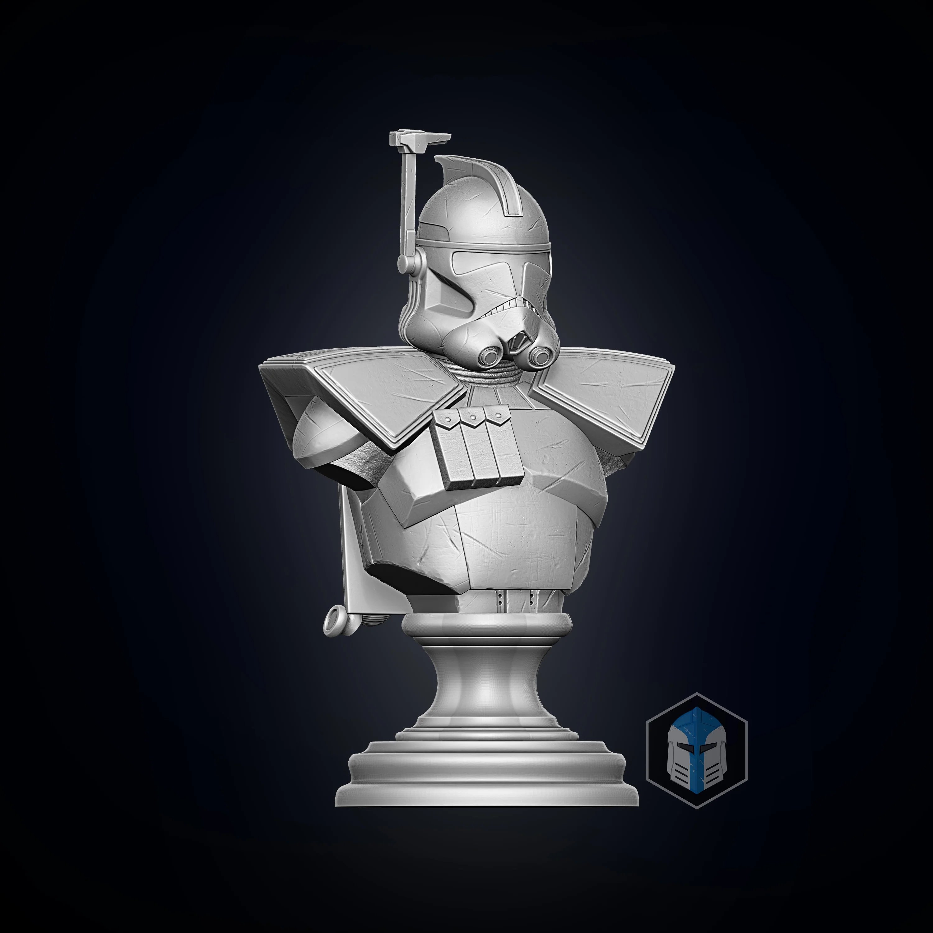 ARC Trooper Bust - 3D Print Files - Image 3