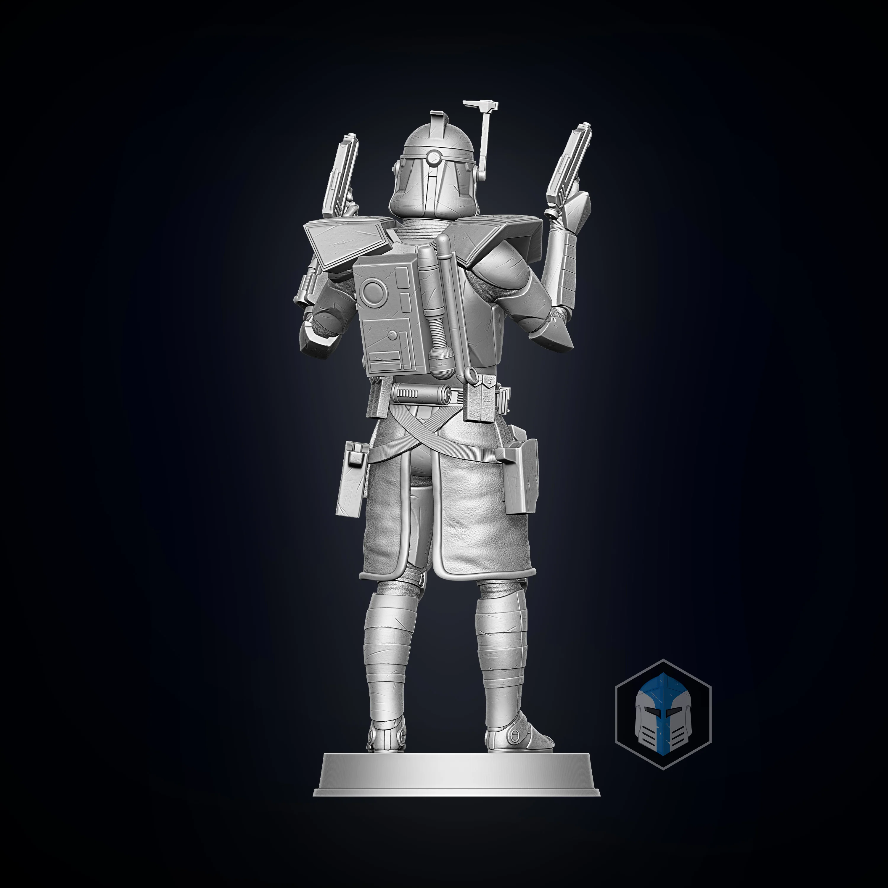 ARC Trooper Figurine - Pose 1 - 3D Print Files - Image 4