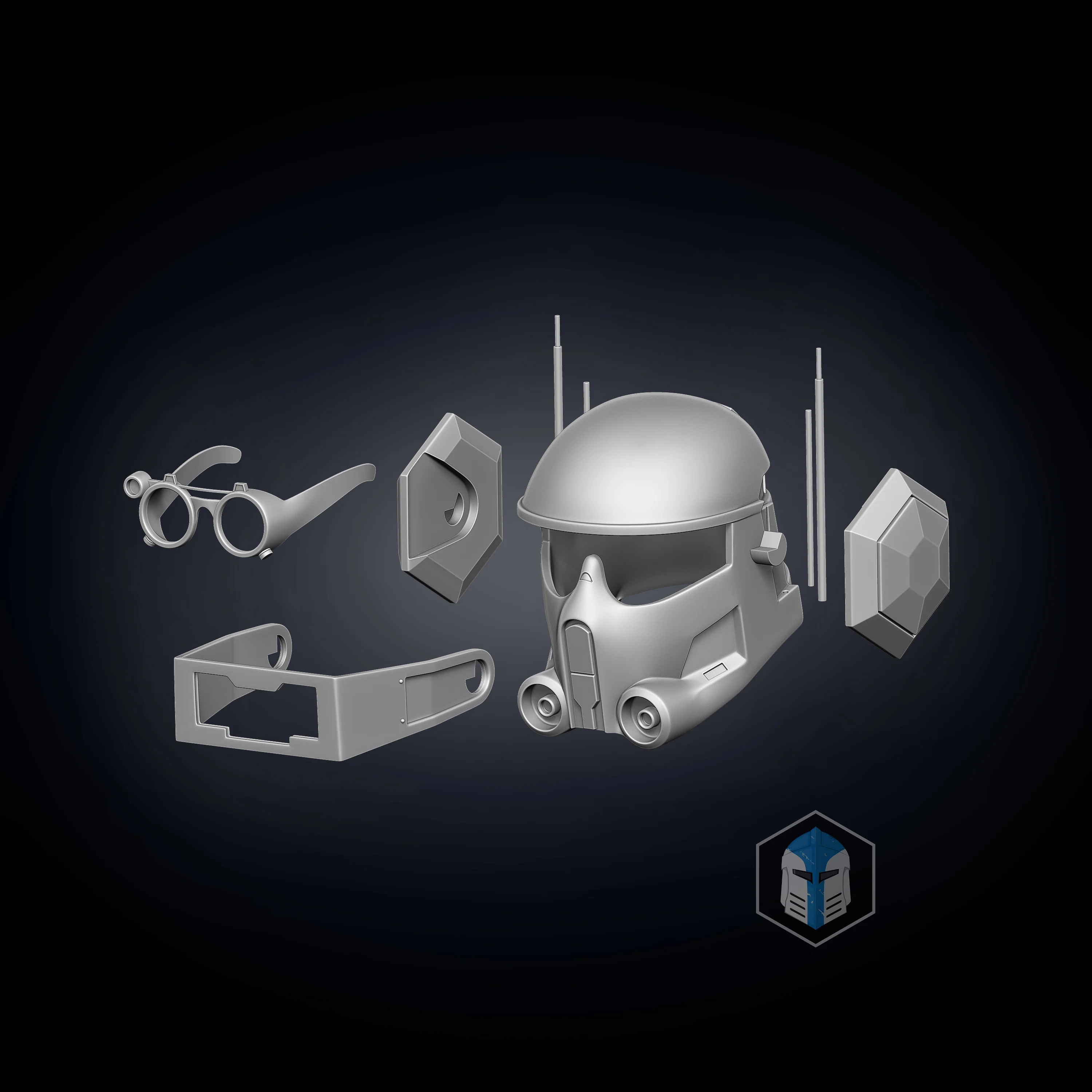 Bad Batch Bundle - 4 in 1 Helmet 3D Print Files - Image 12