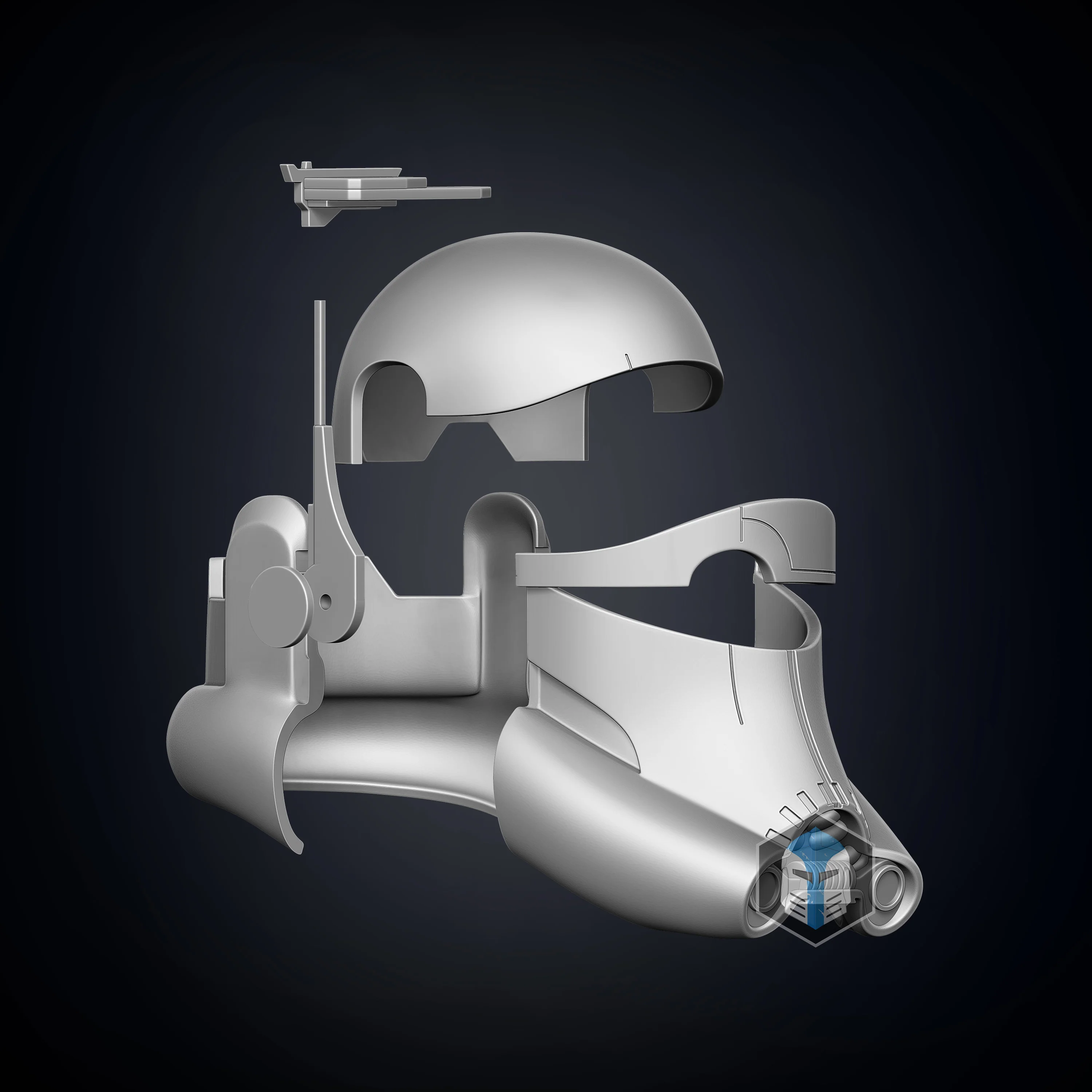Bad Batch Crosshair Helmet - 3D Print Files - Image 11