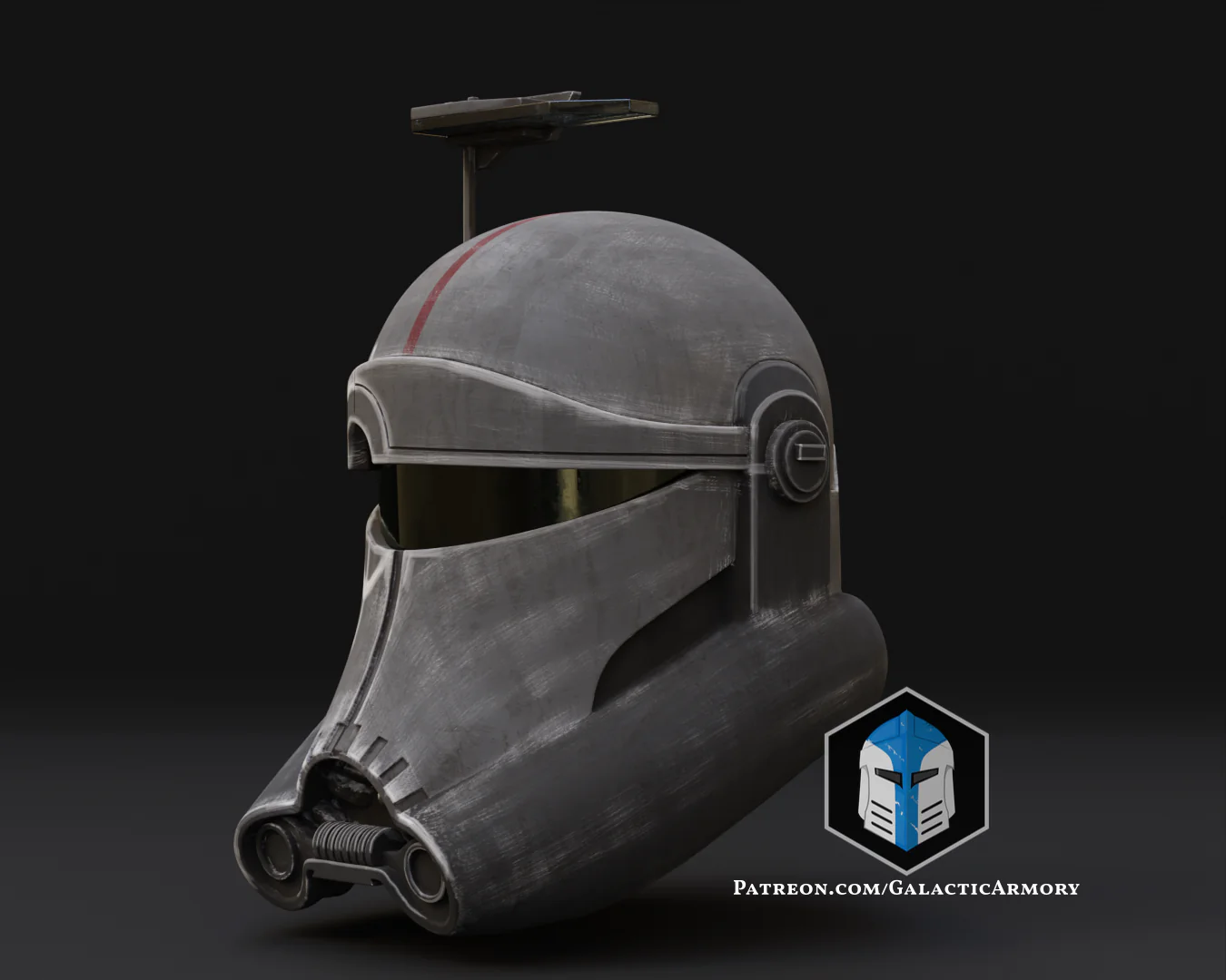 Bad Batch Crosshair Helmet - 3D Print Files - Image 4
