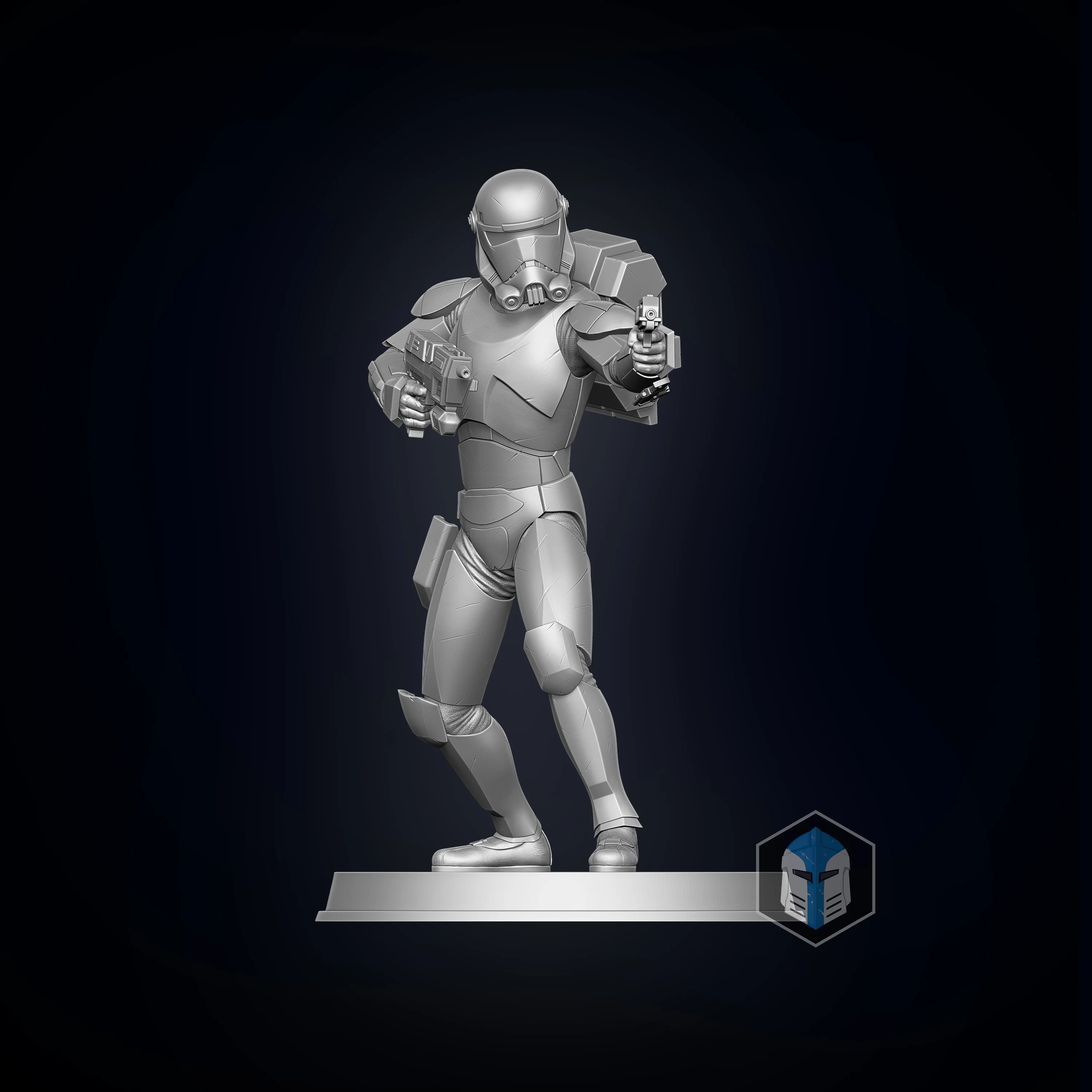 Bad Batch Hunter Figurine - BUNDLE - 3D Print Files - Image 4