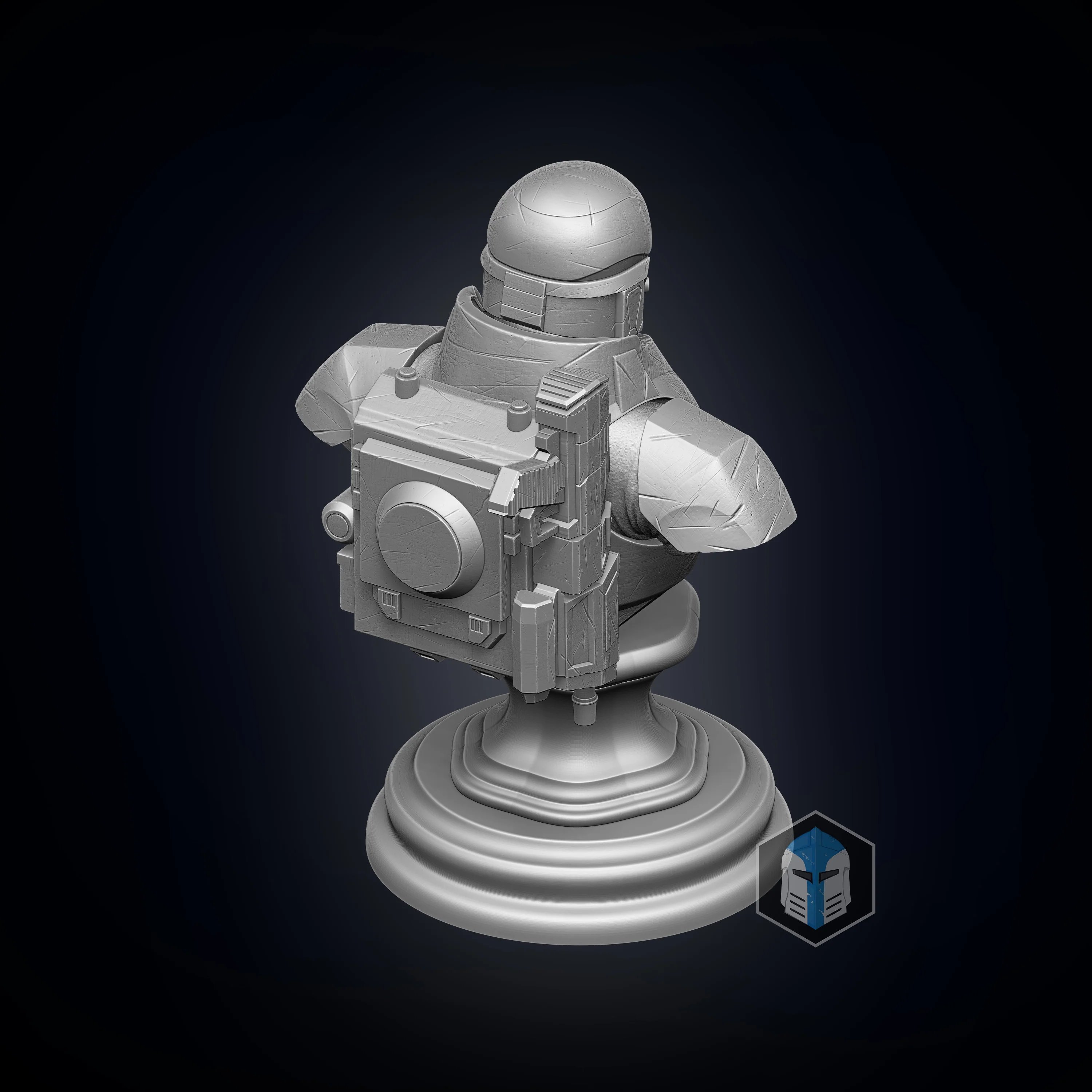 Bad Batch Wrecker Bust - 3D Print Files - Image 6