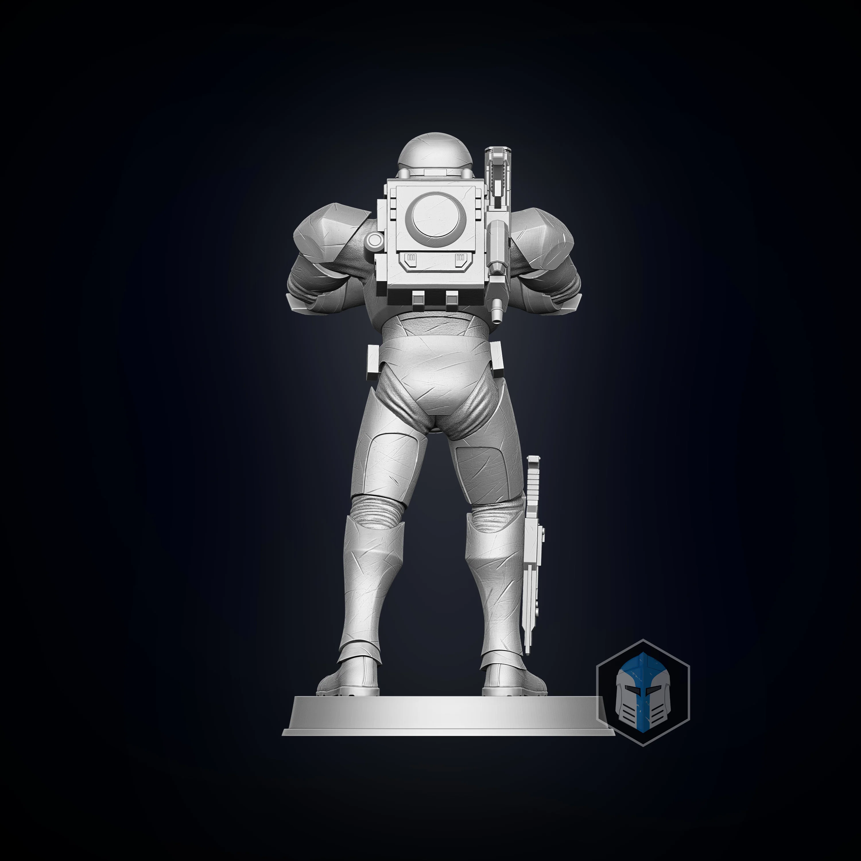 Bad Batch Wrecker Figurine - Pose 1 - 3D Print Files - Image 4
