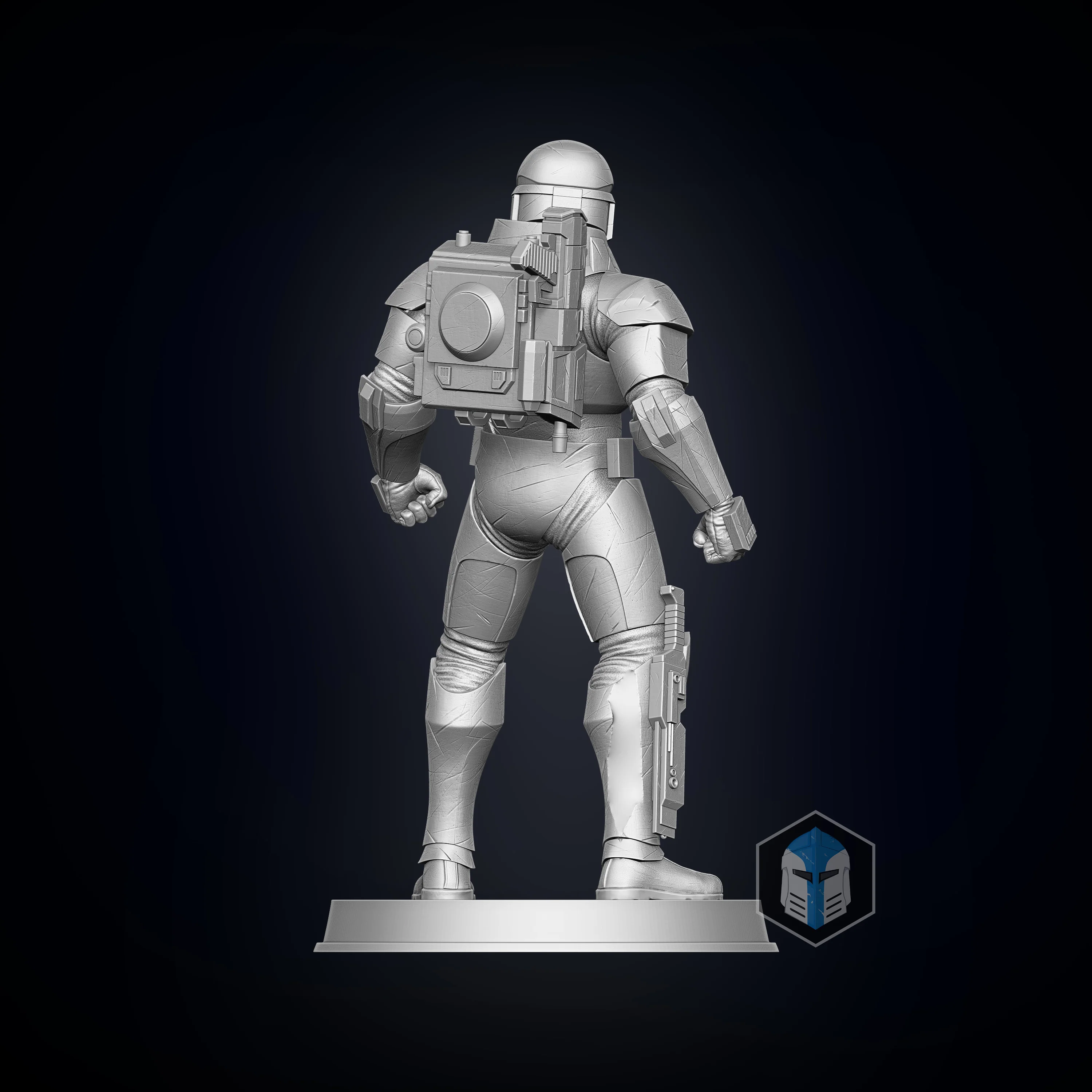 Bad Batch Wrecker Figurine - Pose 6 - 3D Print Files - Image 4