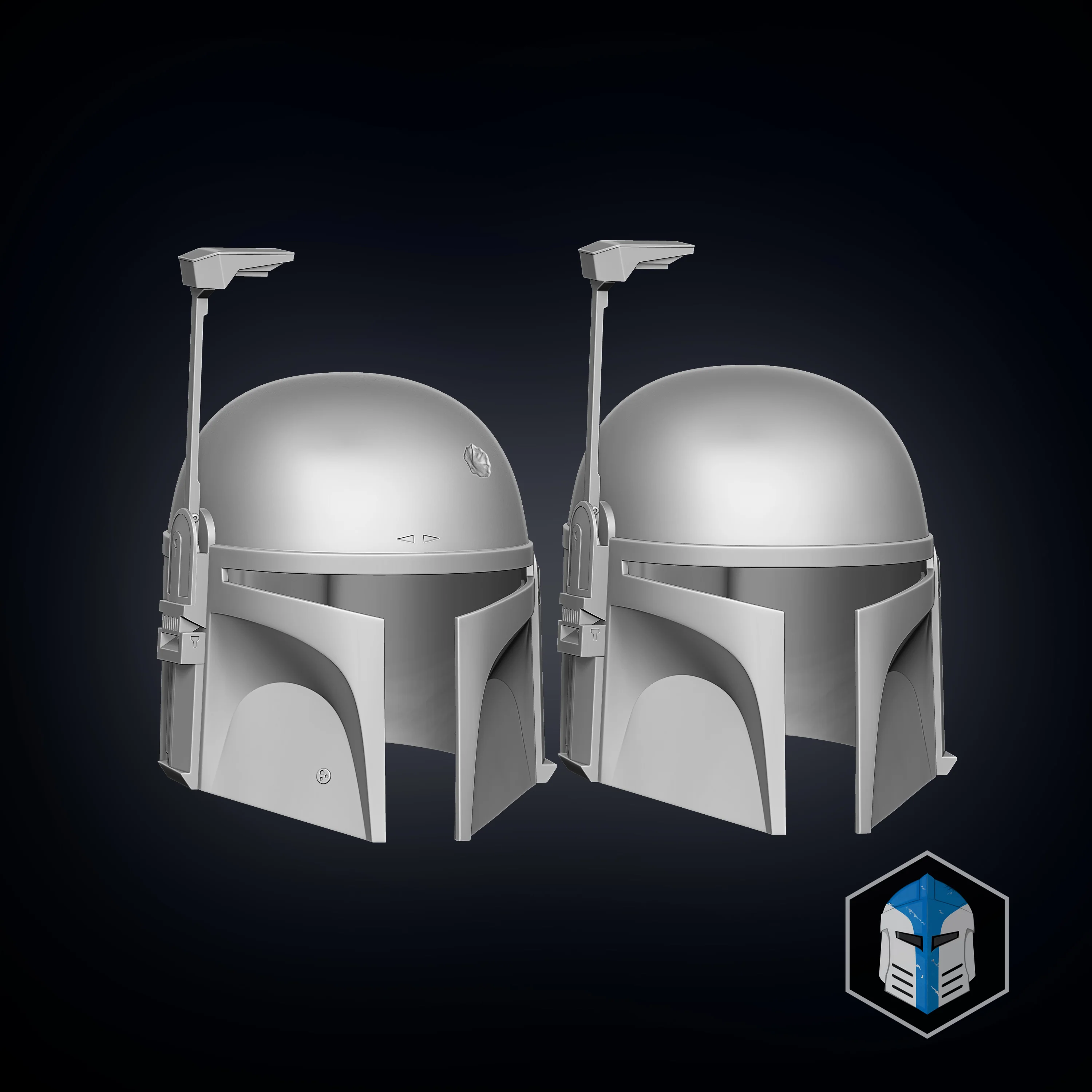 Boba Fett Helmet - 3D Print Files - Image 9