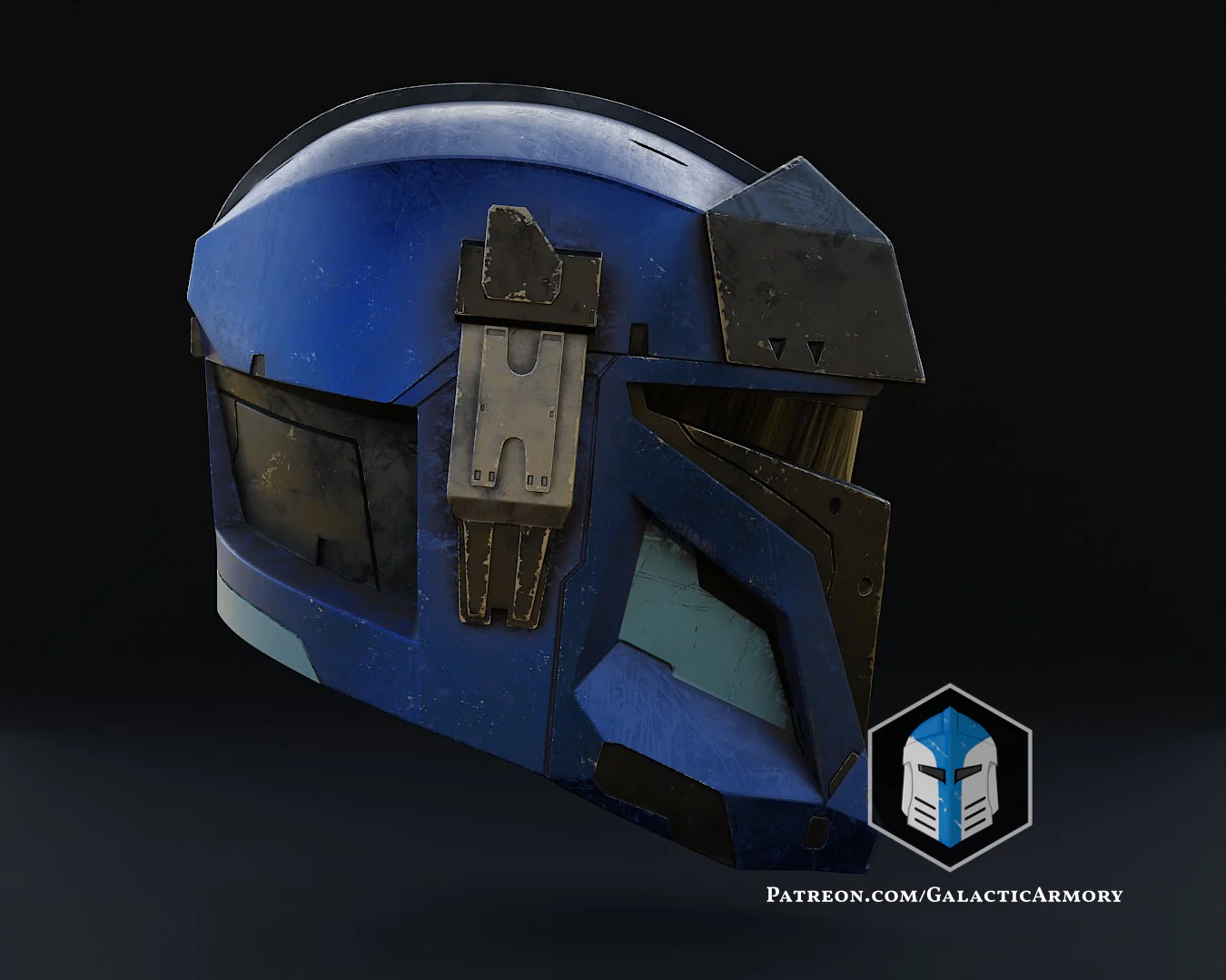 Heavy Mando Spartan Mashup Helmet - 3D Print Files - Image 10