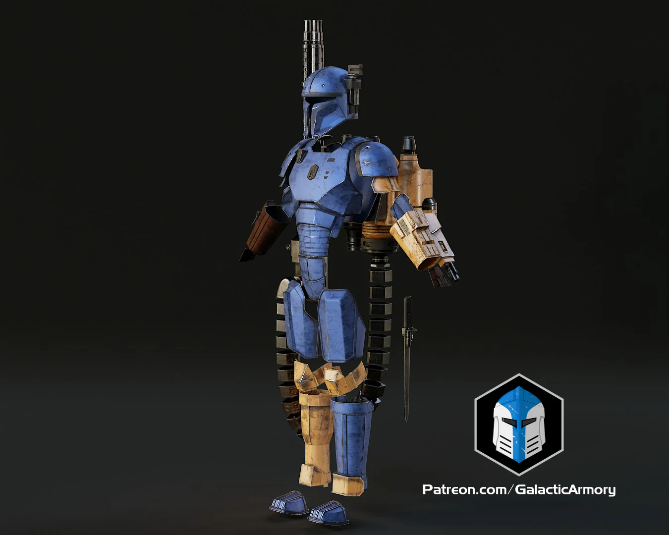 Mandalorian Heavy Armor - 3D Print Files - Image 11