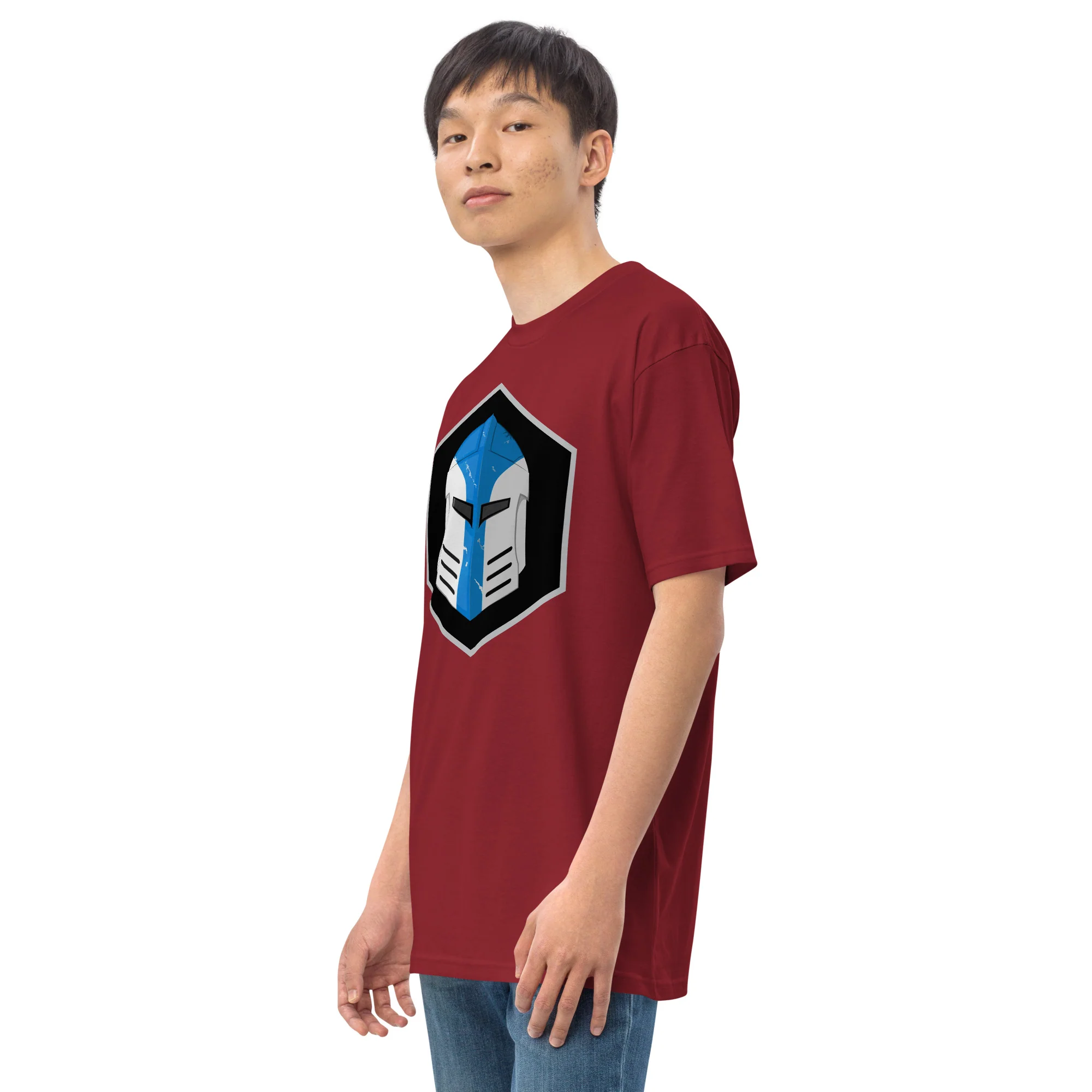 Men’s Premium Heavyweight Tee - Galactic Armory Logo - Image 13
