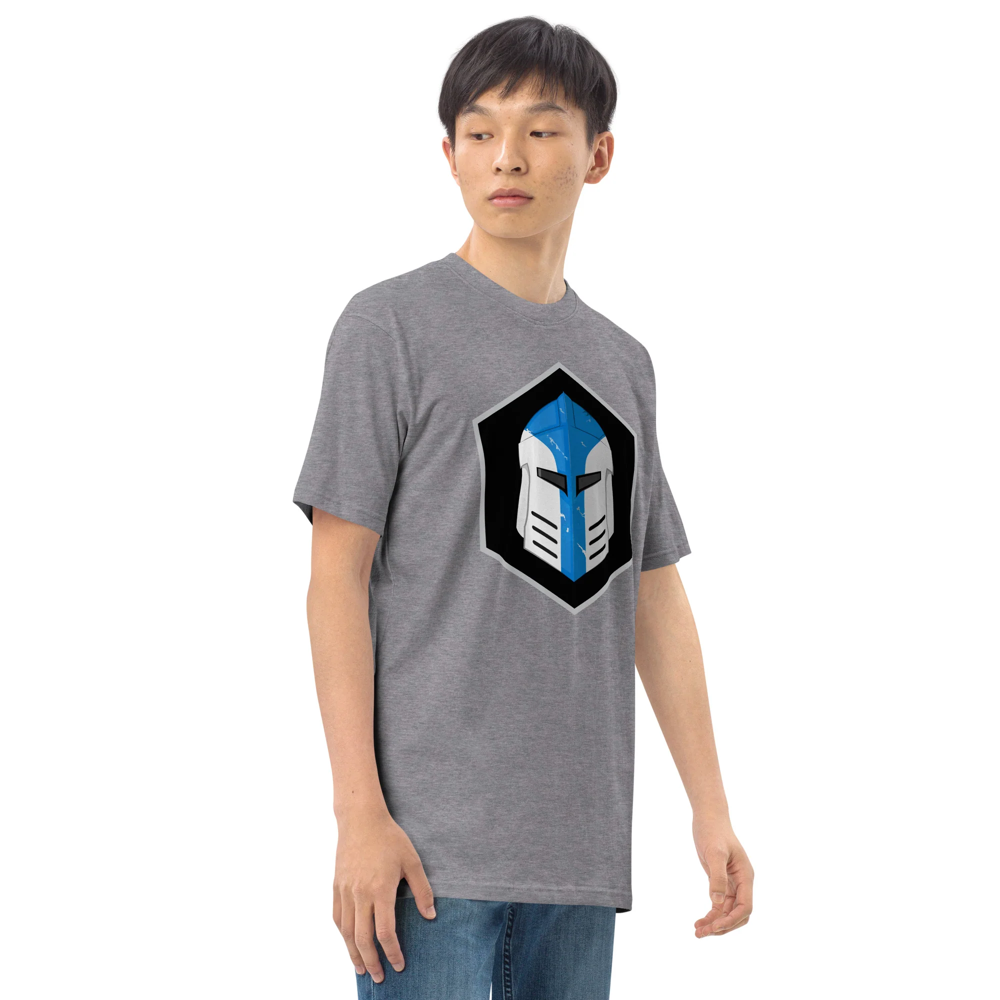 Men’s Premium Heavyweight Tee - Galactic Armory Logo - Image 22