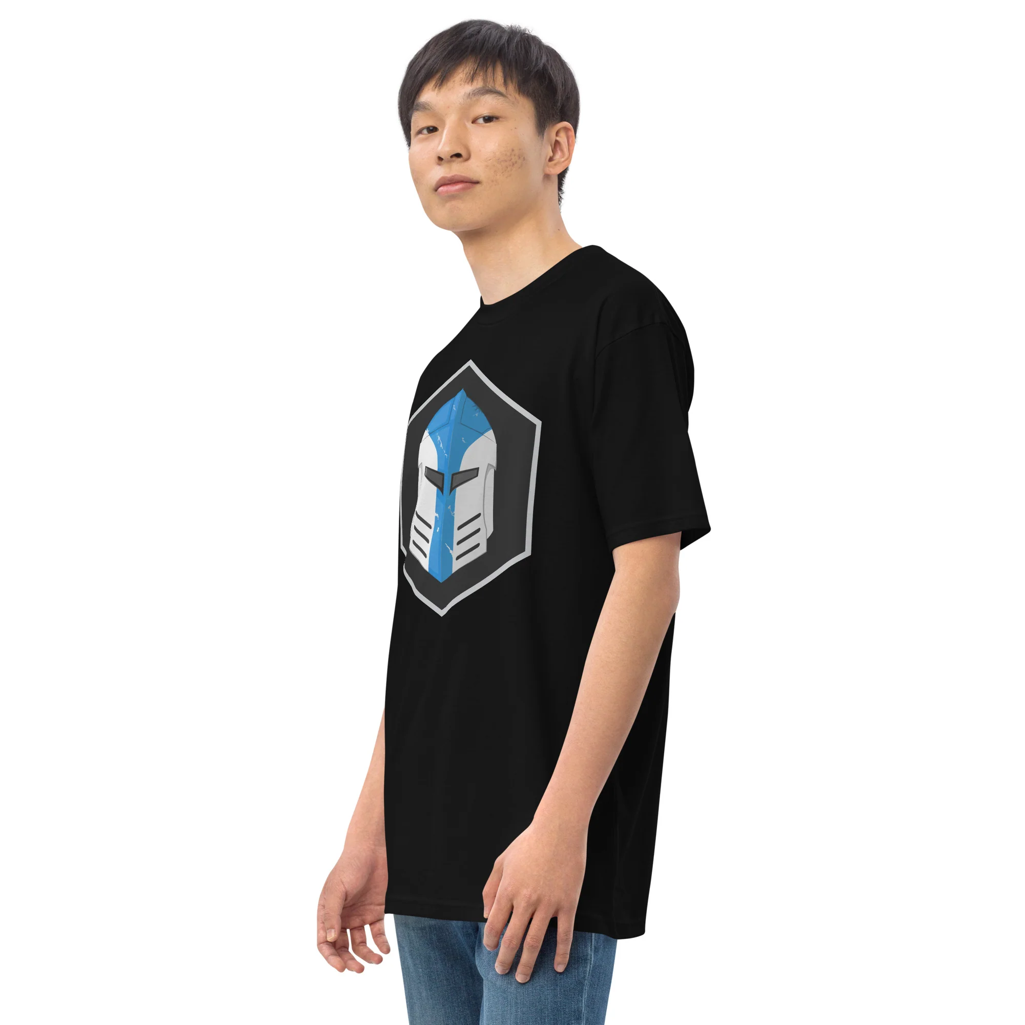Men’s Premium Heavyweight Tee - Galactic Armory Logo - Image 3