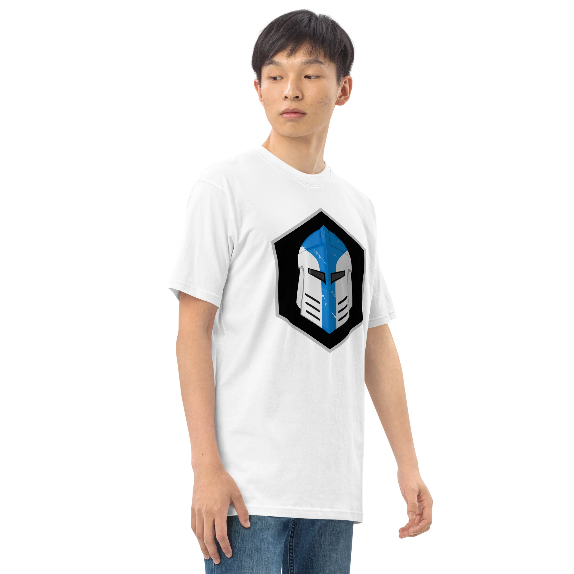 Men’s Premium Heavyweight Tee - Galactic Armory Logo - Image 32