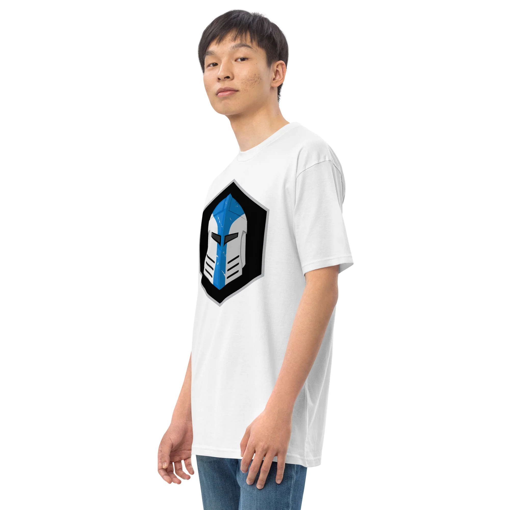 Men’s Premium Heavyweight Tee - Galactic Armory Logo - Image 33